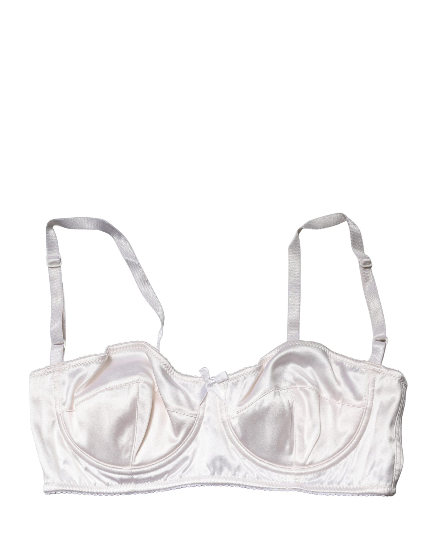 Dolce & Gabbana White Semi-Pad Underwire Balconette Bra