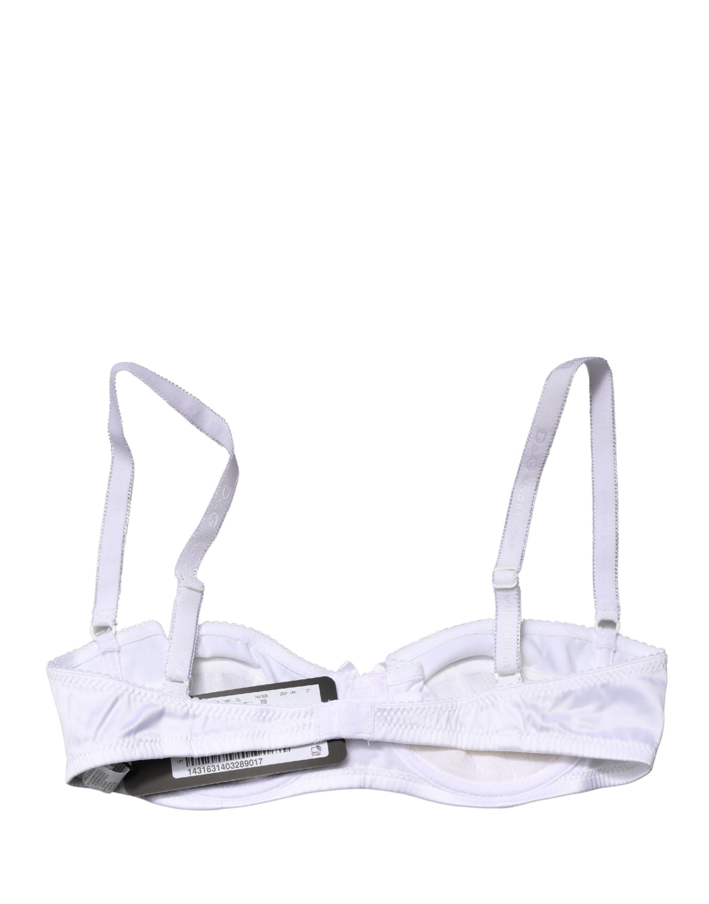 Dolce & Gabbana White Semi-Pad Underwire Balconette Bra