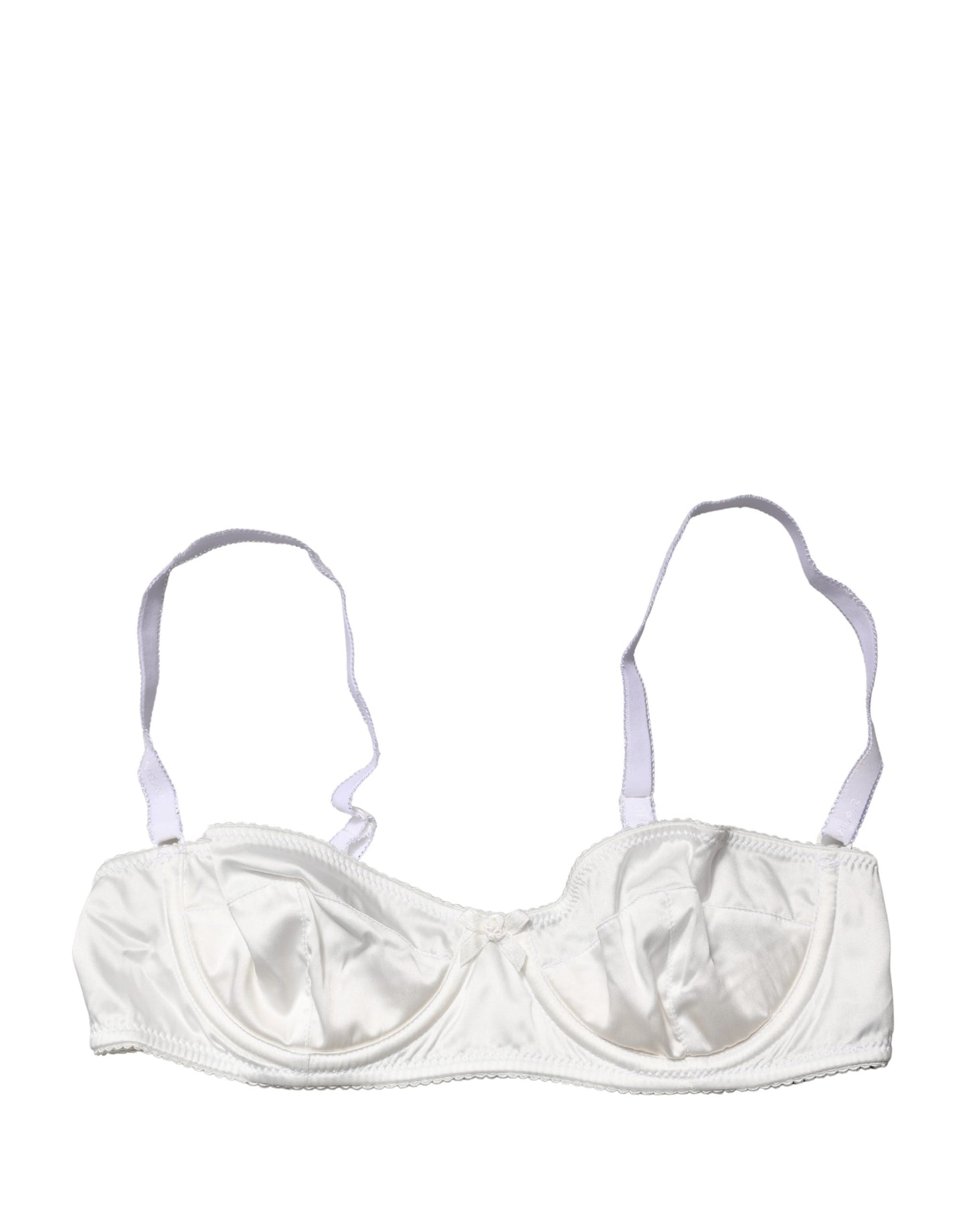 Dolce & Gabbana White Semi-Pad Underwire Balconette Bra