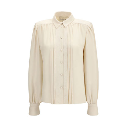 Valentino Beige Silk Shirt: Elegance Redefined