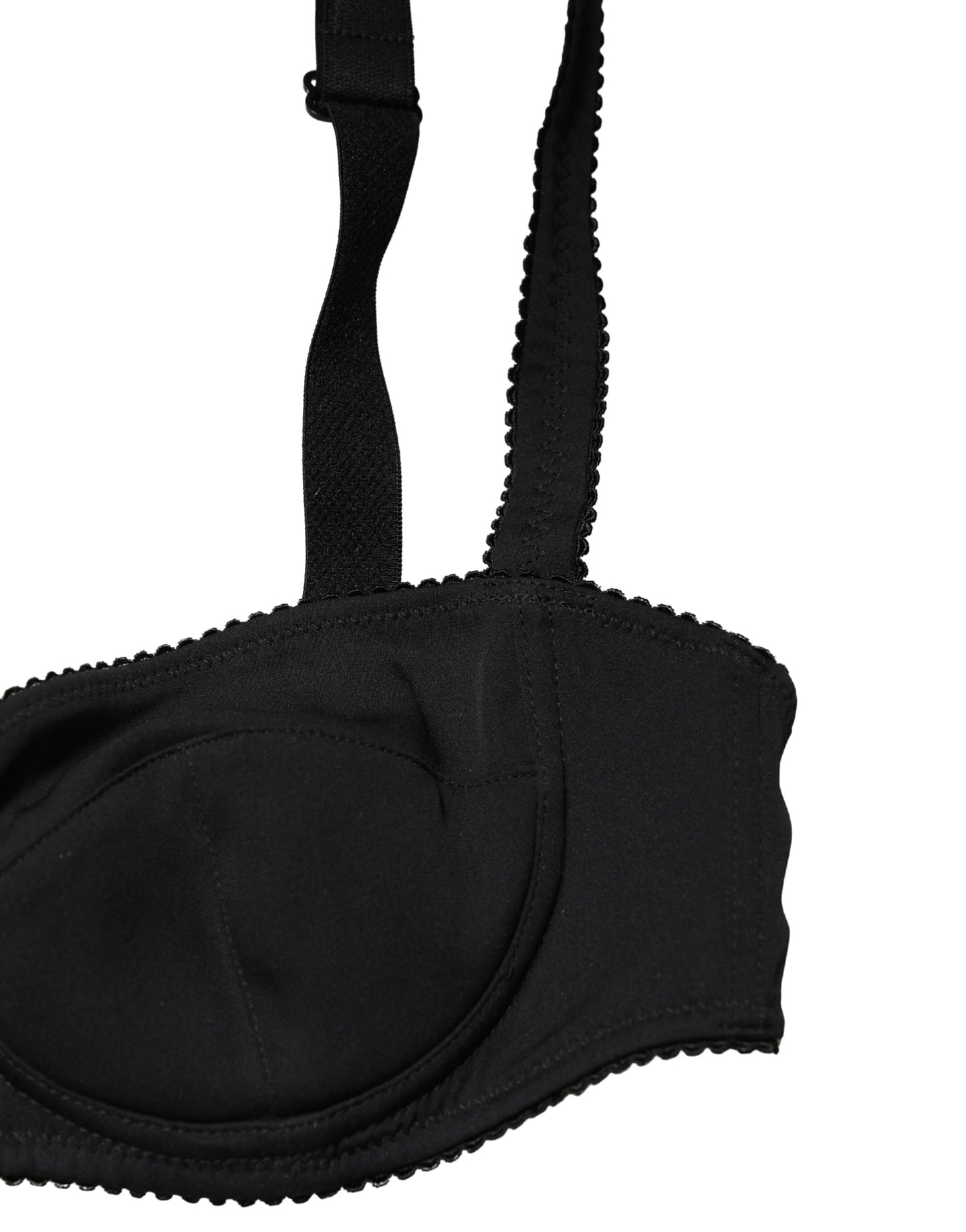 Dolce & Gabbana Black Semi-Pad Underwire Balconette Bra
