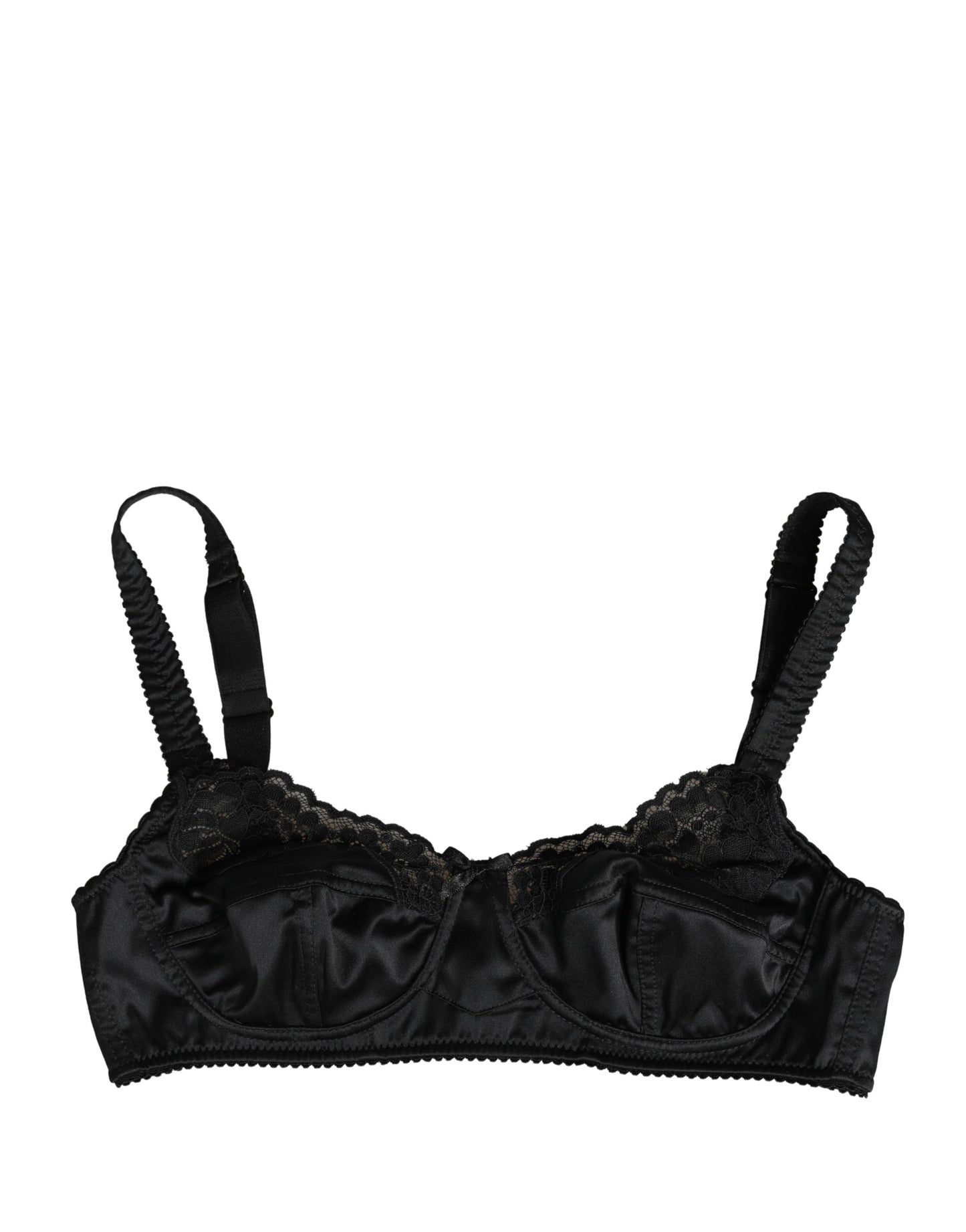 Dolce & Gabbana Black Semi-Pad Underwire Balconette Bra