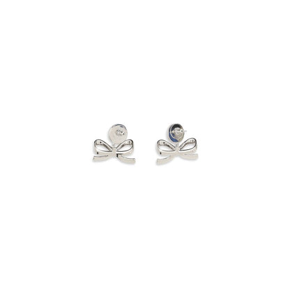 Self-Portrait Pearl Bow Drop Earrings