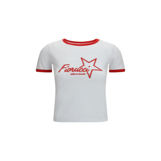 Fiorucci Multicolor Cotton T-Shirt - Ultra Team Glitter Star Logo