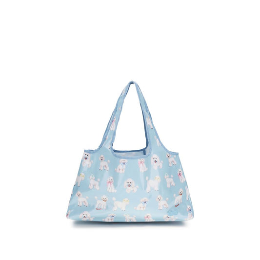 Fiorucci Blue Pvc Handbag - Poodle Hobo Shoulder Bag