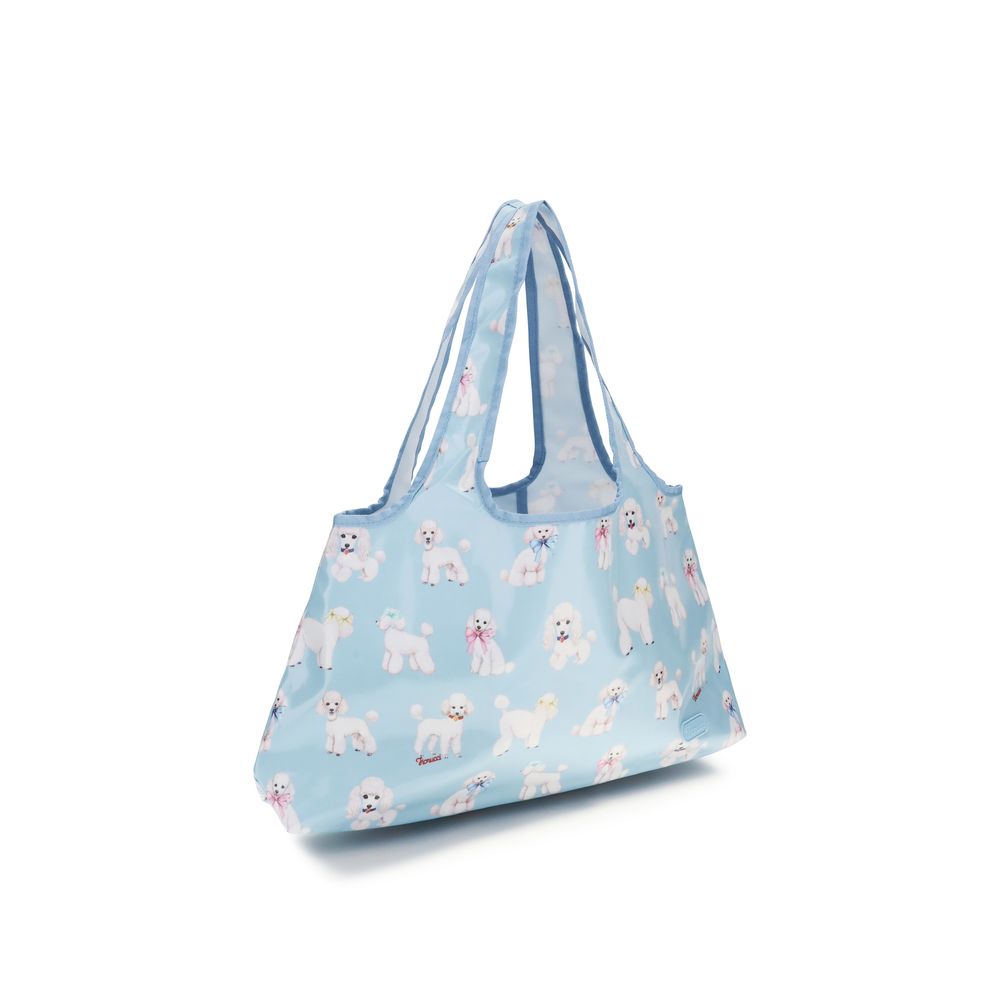 Fiorucci Blue Pvc Handbag - Poodle Hobo Shoulder Bag