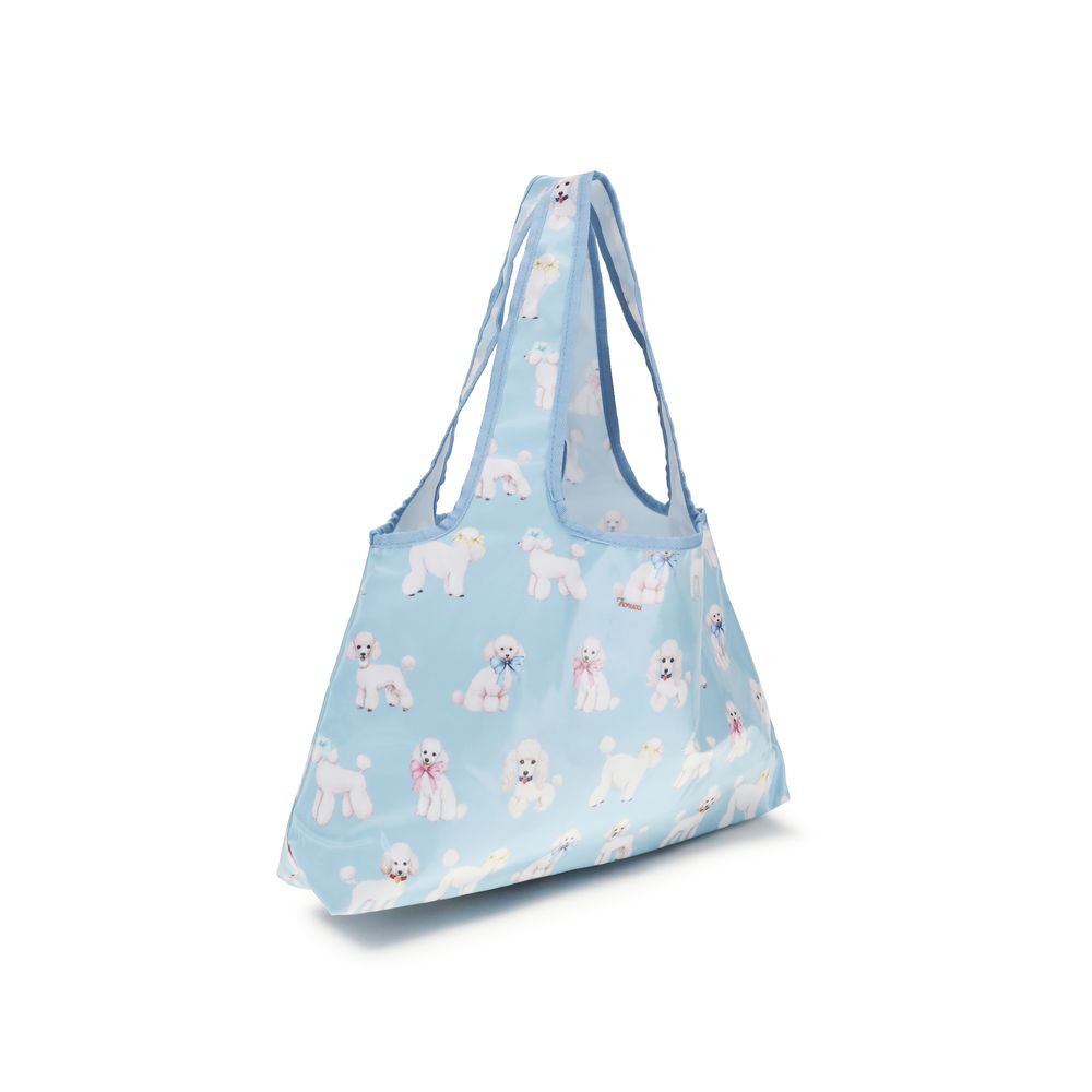 Fiorucci Blue Pvc Handbag - Poodle Hobo Shoulder Bag