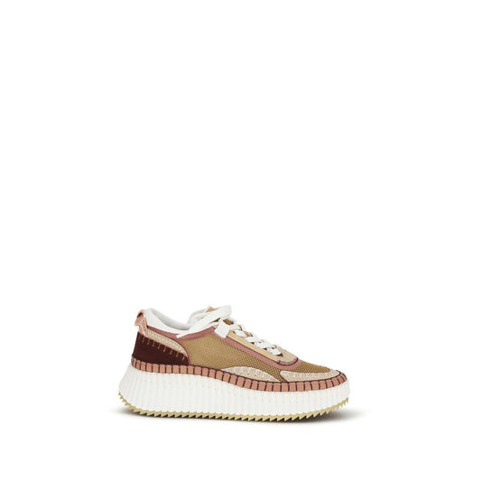 Chloé Brown Nama Chunky Sneakers