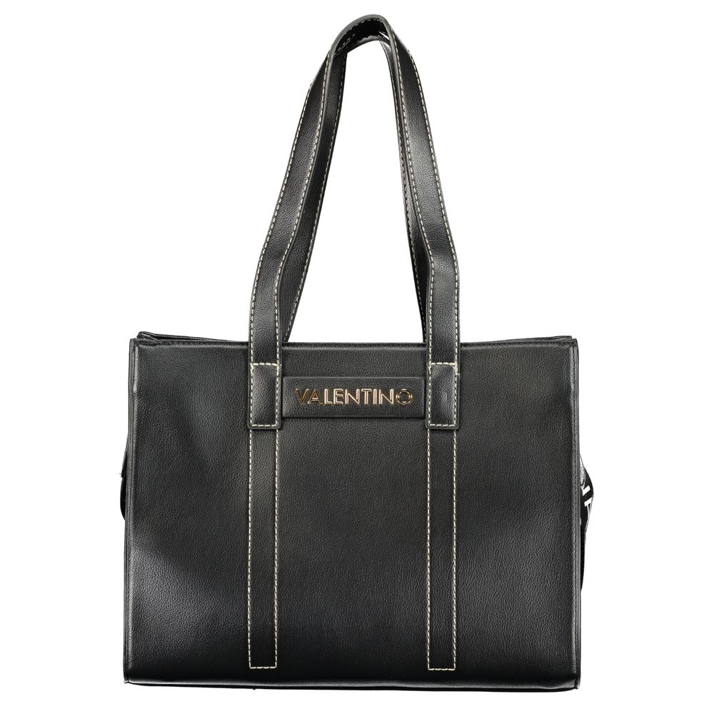 Mario Valentino Black Smooth Leather Women's Handbag