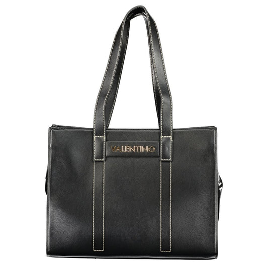Mario Valentino Black Smooth Leather Women's Handbag