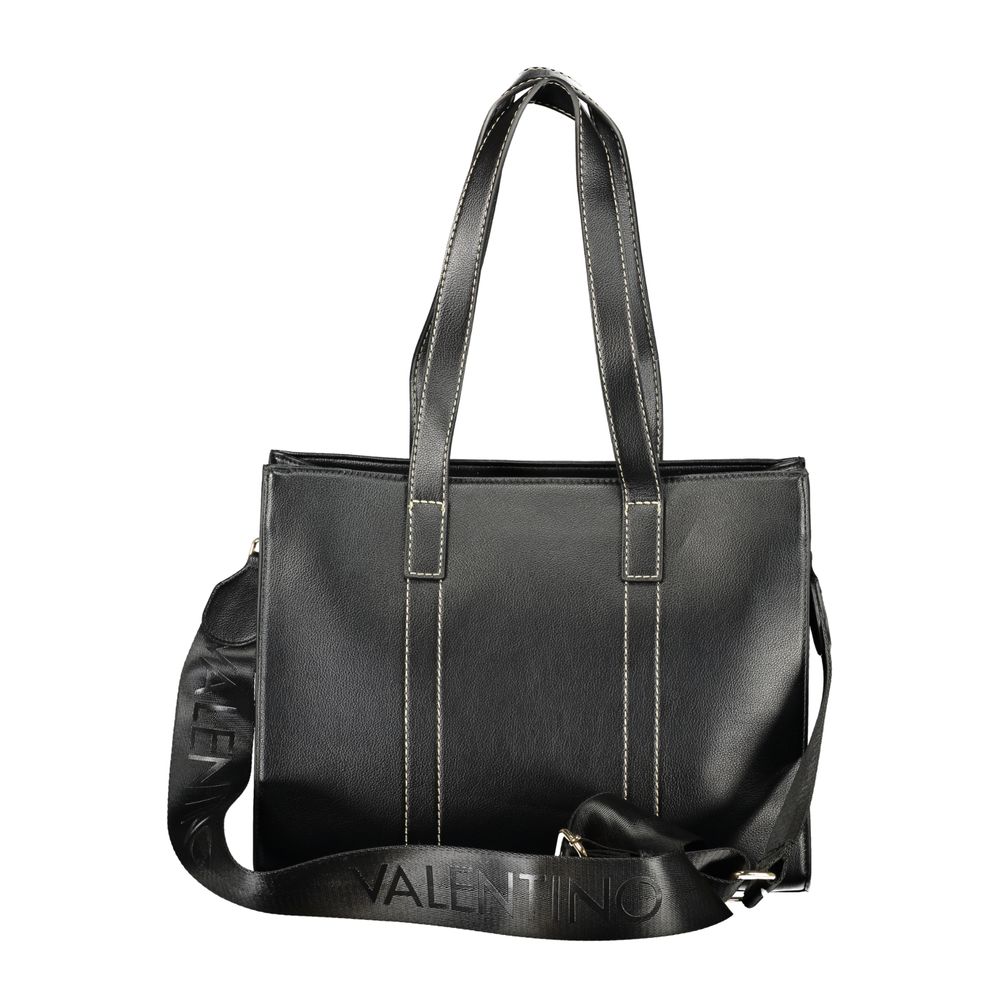 Mario Valentino Black Smooth Leather Women's Handbag