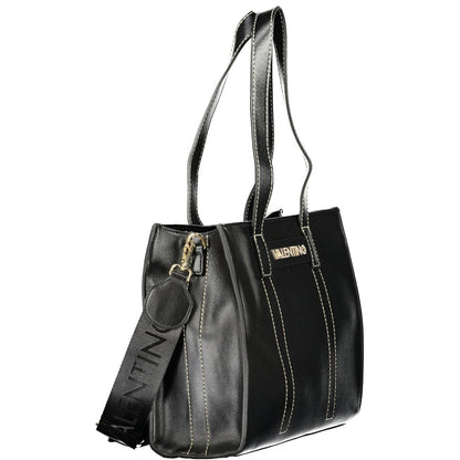 Mario Valentino Black Smooth Leather Women's Handbag