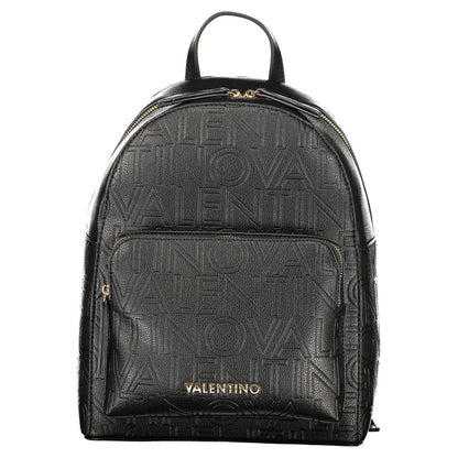 Mario Valentino Black Leather Women's Backpack