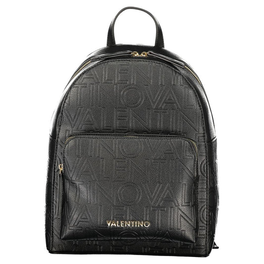 Mario Valentino Black Leather Women's Backpack