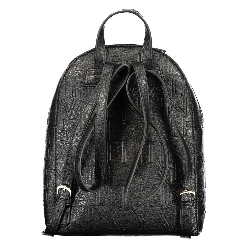 Mario Valentino Black Leather Women's Backpack