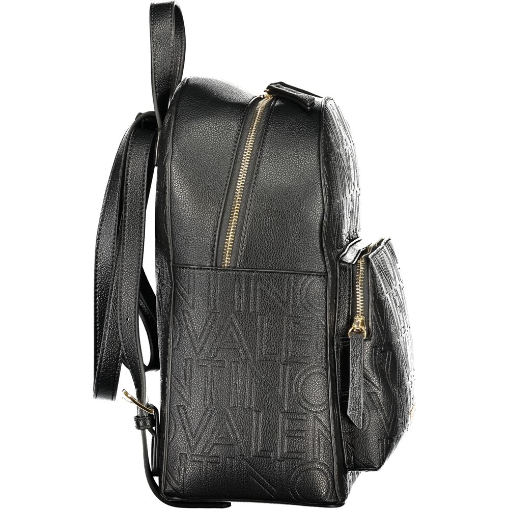 Mario Valentino Black Leather Women's Backpack