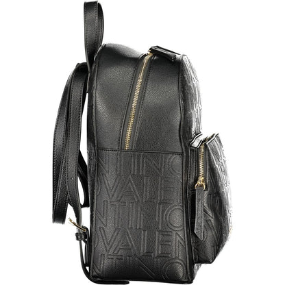Mario Valentino Black Leather Women's Backpack