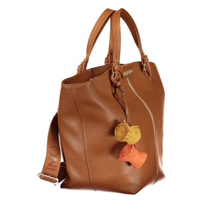 Mario Valentino Brown Smooth Leather Handbag