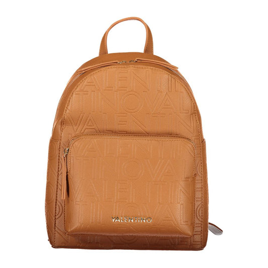 Mario Valentino Brown Leather-Finish Women's Backpack