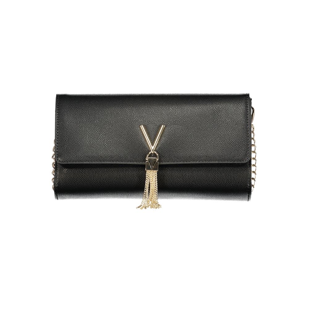 Mario Valentino Black Leather Finish Women's Handbag