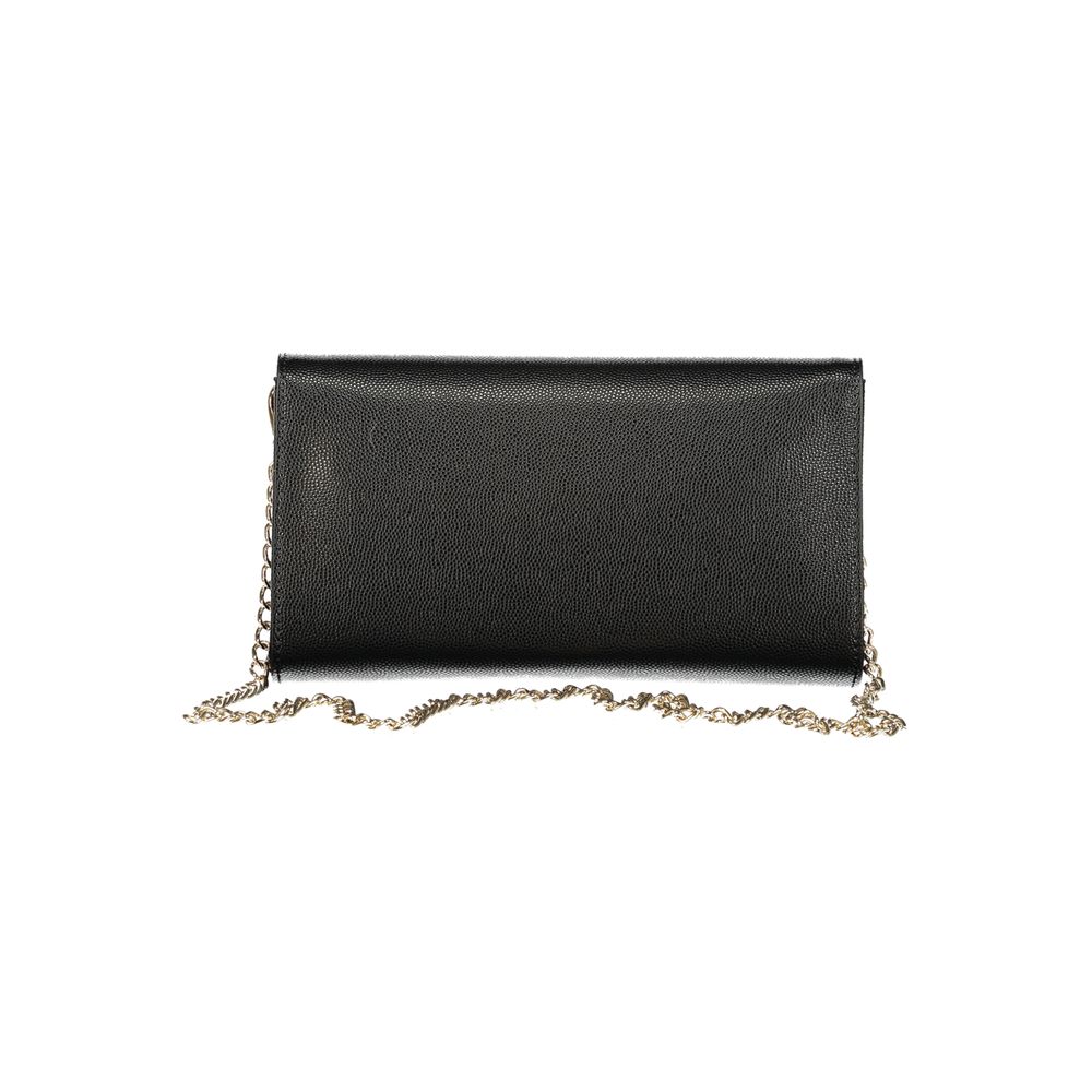Mario Valentino Black Leather Finish Women's Handbag