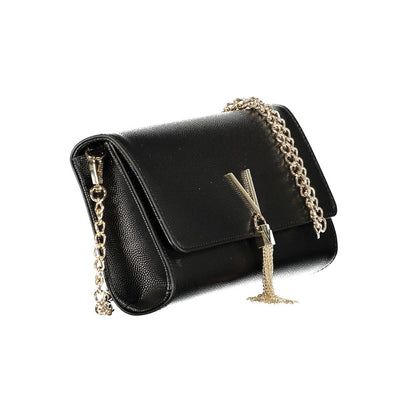 Mario Valentino Black Leather Finish Women's Handbag