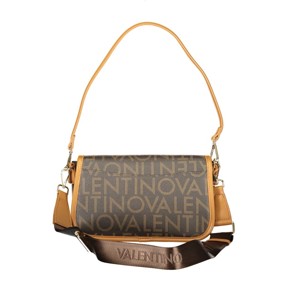 Mario Valentino Brown Leather-Finish Women's Handbag
