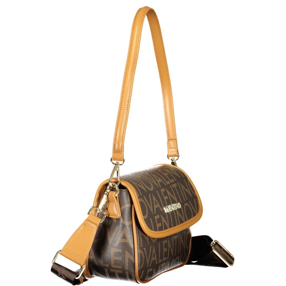 Mario Valentino Brown Leather-Finish Women's Handbag
