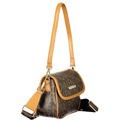 Mario Valentino Brown Leather-Finish Women's Handbag
