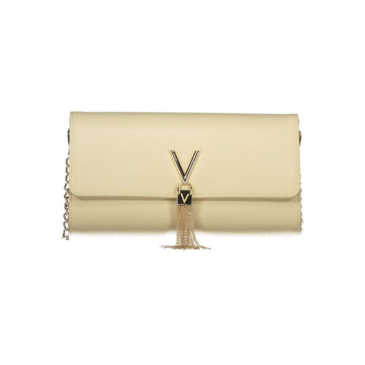 Mario Valentino Beige Leather-Finish Women's Handbag