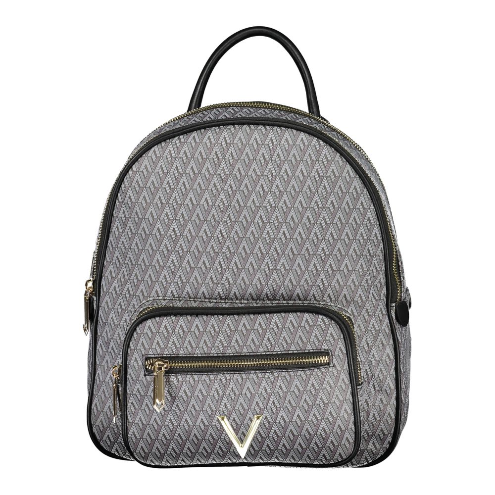Mario Valentino Black Smooth Leather Women's Backpack