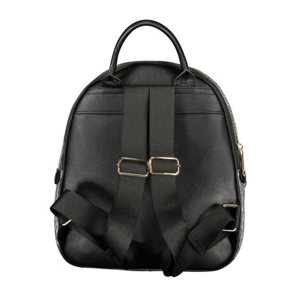 Mario Valentino Black Smooth Leather Women's Backpack