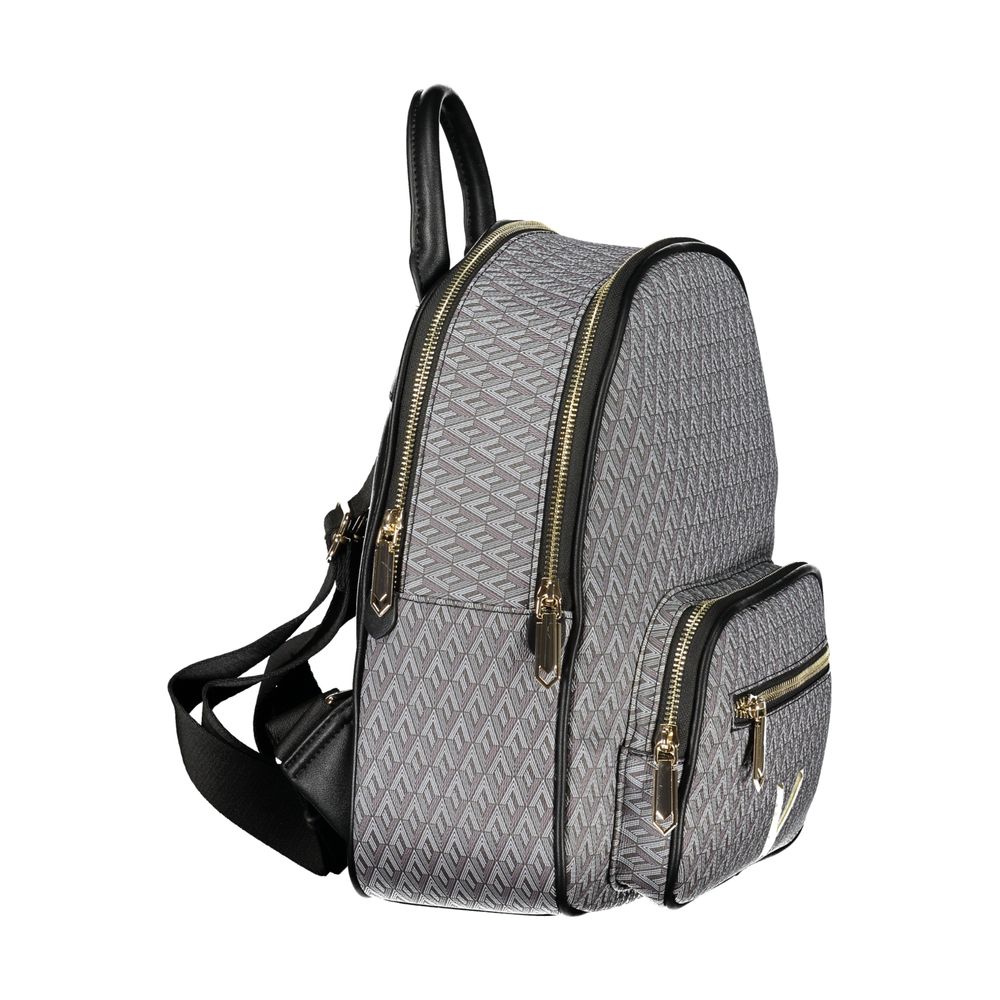 Mario Valentino Black Smooth Leather Women's Backpack