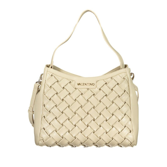 Mario Valentino Beige Leather Finish Handbag