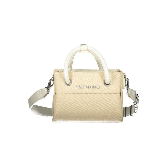 Mario Valentino White Leather-Finish Women's Handbag
