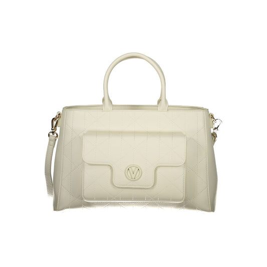 Mario Valentino White Leather-Finish Womens Handbag