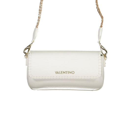 Mario Valentino White Leather-Finish Women's Handbag