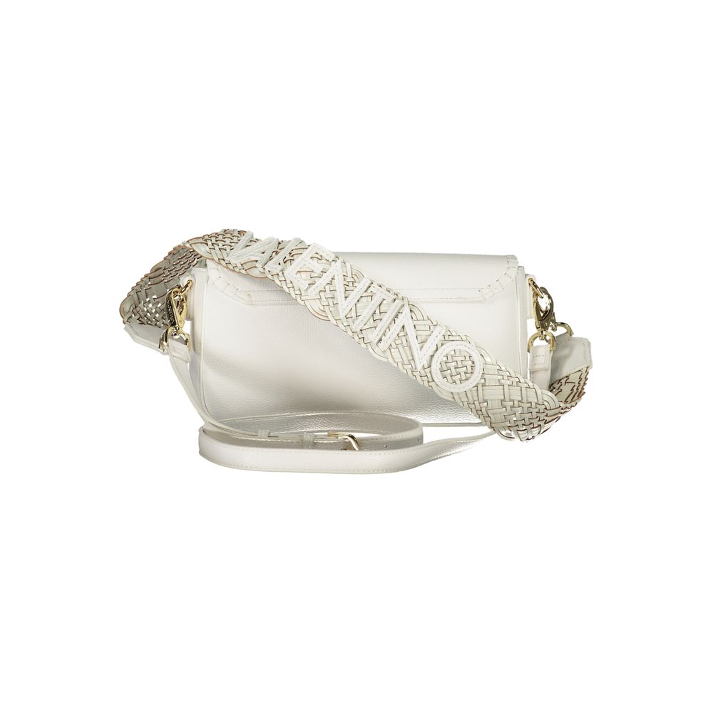 Mario Valentino White Leather-Finish Women's Handbag