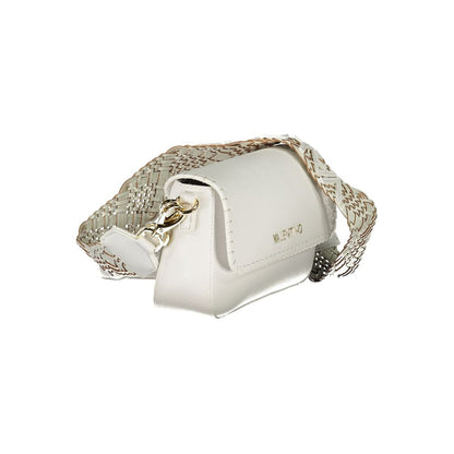 Mario Valentino White Leather-Finish Women's Handbag