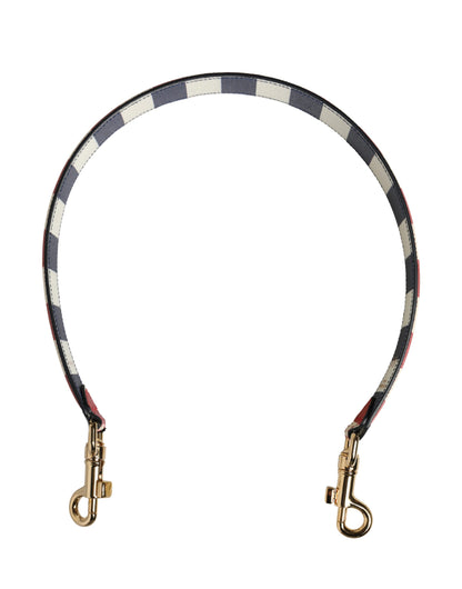 Dolce & Gabbana Multicolor Leather Striped Shoulder Strap