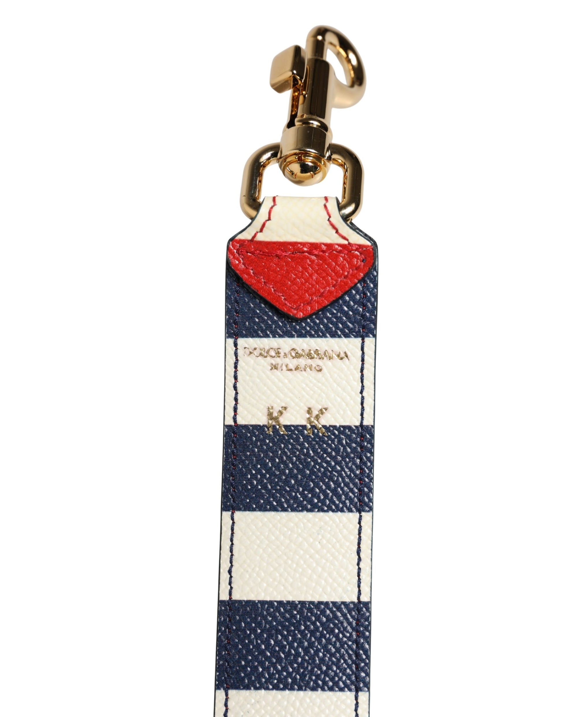 Dolce & Gabbana Multicolor Leather Striped Shoulder Strap