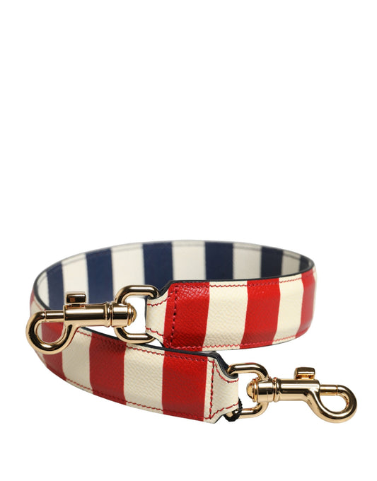 Dolce & Gabbana Multicolor Leather Striped Shoulder Strap
