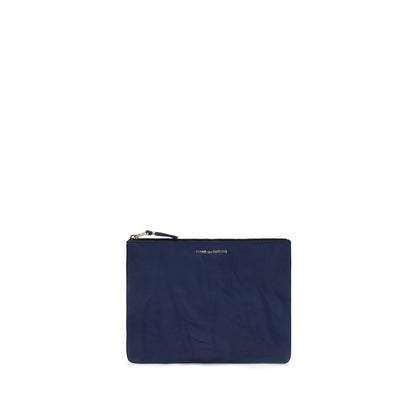 Comme des Garçons Blue Calf Leather Bos Taurus Wallet
