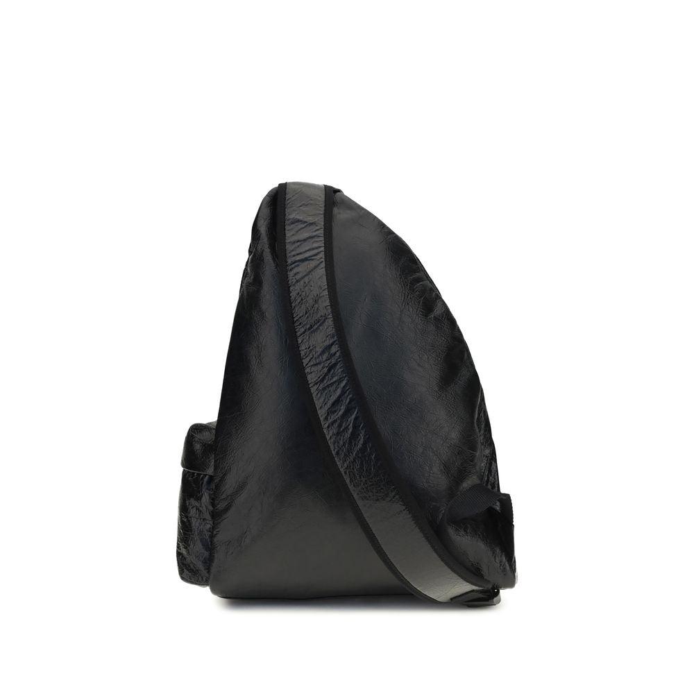 Balenciaga Black Nylon Backpack Explorer Asymmetric