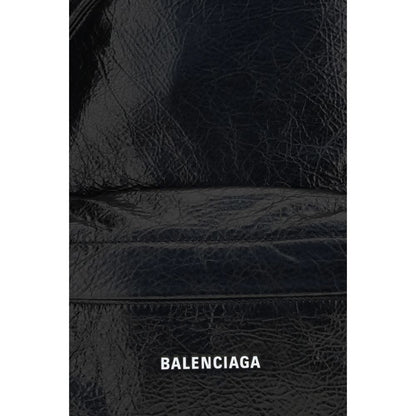 Balenciaga Black Nylon Backpack Explorer Asymmetric