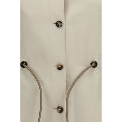 Max Mara Beige Linen Carezza Jacket