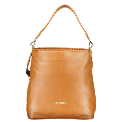 Mario Valentino Brown Leather-Finish Handbag for Women