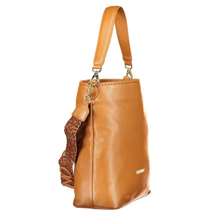 Mario Valentino Brown Leather-Finish Handbag for Women
