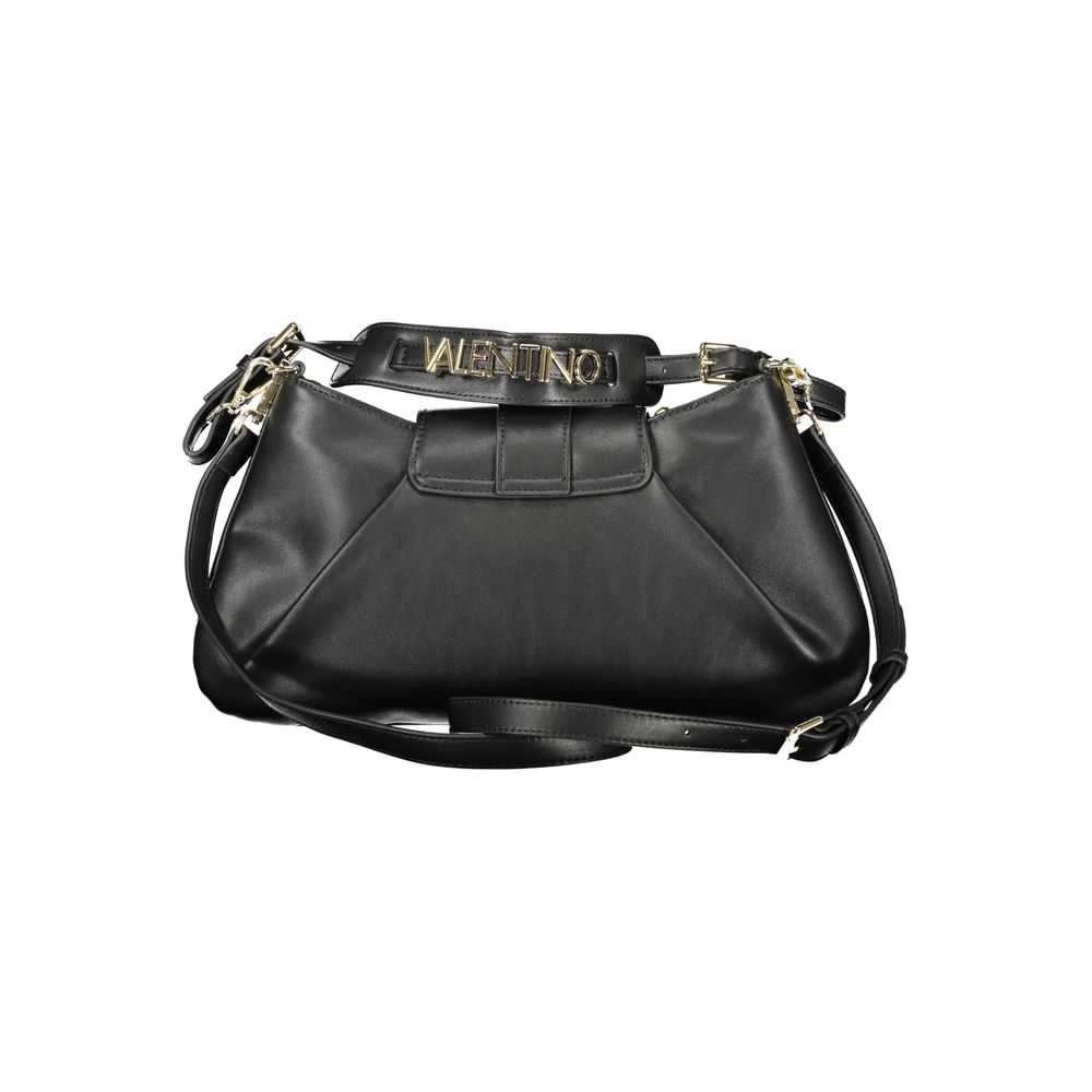Mario Valentino Black Smooth Leather Women's Handbag
