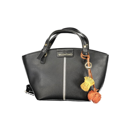 Mario Valentino Black Smooth Leather Handbag